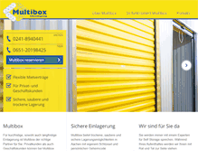 Tablet Screenshot of multibox.de